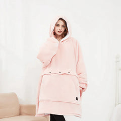 Heated Hoodie Blanket – Stay Cozy All Winter Long